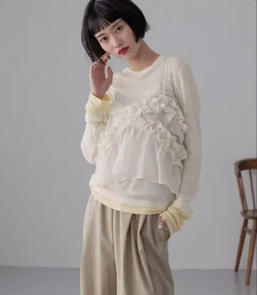 로리즈팜 프릴 뷔스티에