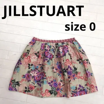 245 JILLSTUART 꽃무늬 플레어 스커트 0