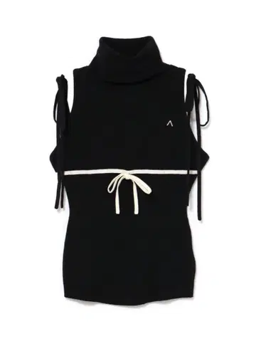 Adele ribbon tank black andmary