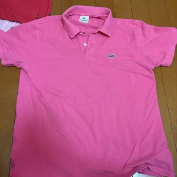LACOSTE 핑크 피케 셔츠 사이즈 6