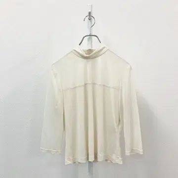 80g23 레오나르 캉캉 소재 7부 소매 티셔츠 0189575 L