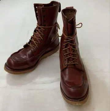 RED WING 877 레드윙 반원 개 택 워크 부츠 9.5D