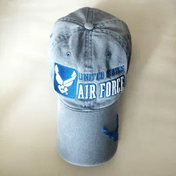 AIR FORCE 워시 가공 자수 밀리터리 캡