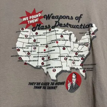 00년대 USA 제작 풍자계 비꼬는 패러디 티셔츠