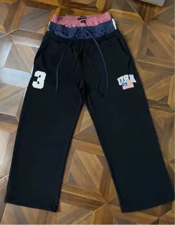Project G/R 3-layer Sweatpants GR 블랙 M