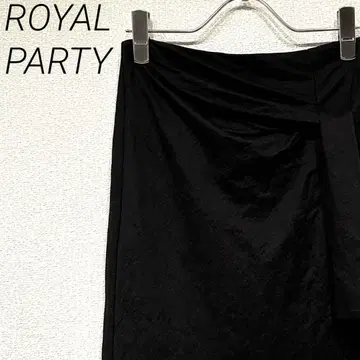 ROYAL PARTY 롱 스커트 타이트 슬릿 심플 안감 부착