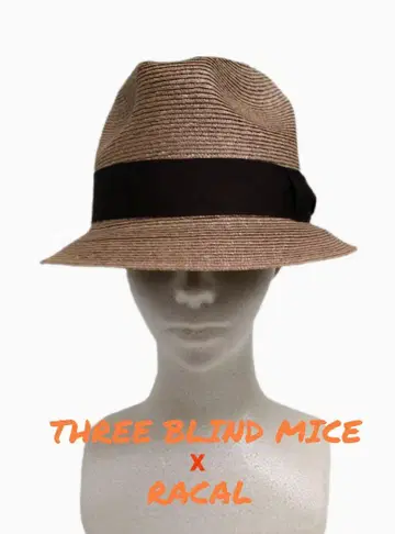 THREE BLIND MICE x RACAL 밀짚모자