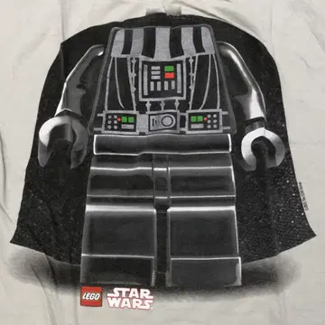 LEGO x 스타워즈 티셔츠 S / 다스 베이더 트릭 아트