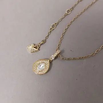 [새상품급] SWAROVSKI 스와로브스키 목걸이 골드 드롭