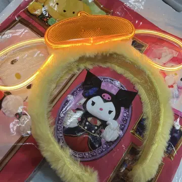 퓨로랜드 네온 머리띠 폼폼푸딩