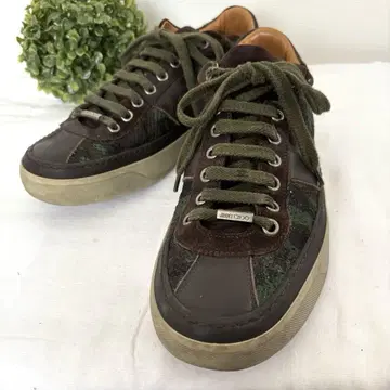 JIMMY CHOO 지미추 남성용 스니커즈 카모플라쥬