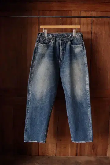 [ A.PRESSE ] Washed Wide Denim Pants