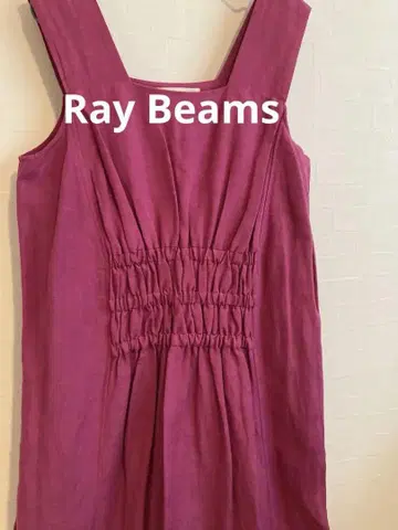Ray BEAMS 슬리브리스 원피스 퍼플 사이즈 0 (M)