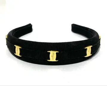 Salvatore Ferragamo 페라가모 바라 머리띠 블랙