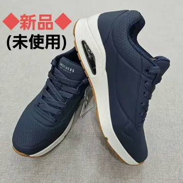 [새상품] SKECHERS 네이비 스니커즈 (미사용) 26.0cm