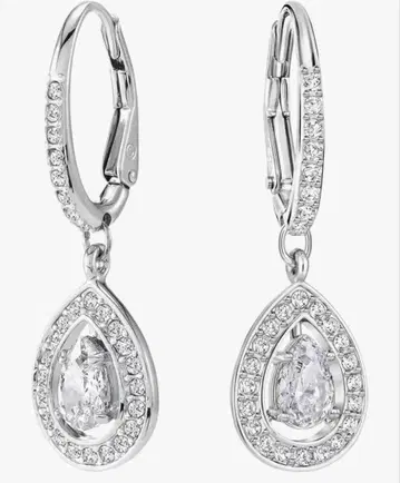 [새상품급] Swarovski 스와로브스키 드롭형 귀걸이 5197458