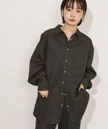 KBF 엠보 자카드 셔츠