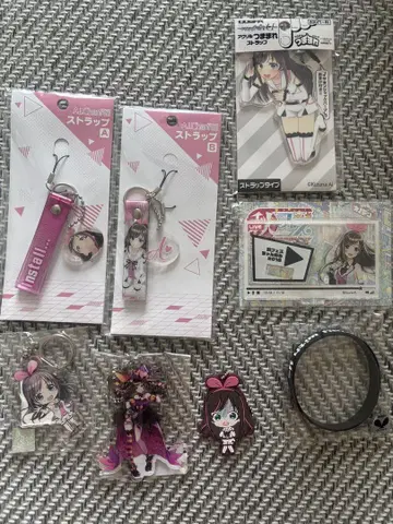 키즈나아이 Kizuna AI 스트랩 아크링 키링 러버 밴드