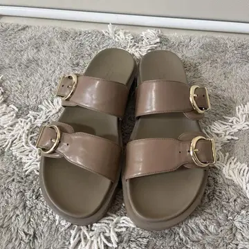 그린 라벨 더블 벨트 샌들 M 모카 유나이티드 애로우즈