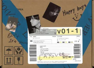 BTS BLUE ver. V LAYOVER 파랑