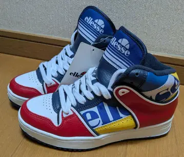 미사용 택 포함 ELLESE 하이컷 스니커즈 23cm EFH0120