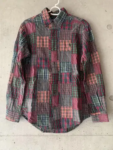 Ralph Lauren 패치워크 긴팔 셔츠 멀티 컬러 S