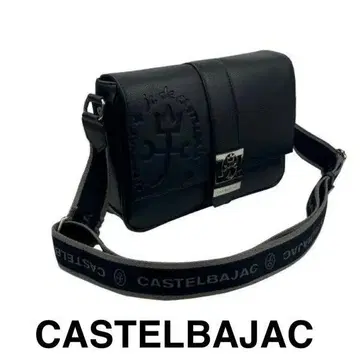 CASTELBAJAC 까스텔바작 가로형 숄더백 블랙