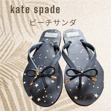 kate spade 비치 샌들 별 패턴