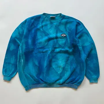 USED 90S BEAR BLUE GRADIENT SWEATSHIRTS
