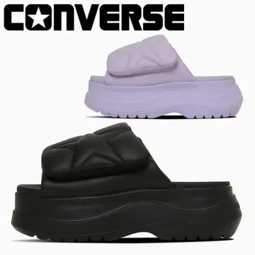 CONVERSE CHEWY PS 블랙 흑백 샌들