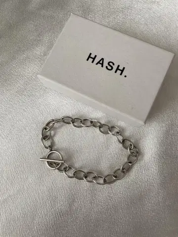 [ HASH ] Round Chain bracelet 실버925 20cm