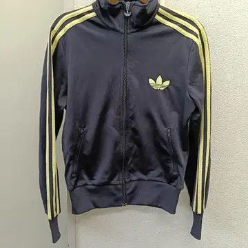 adidas 트레이닝 자켓 네이비/옐로우 컬러