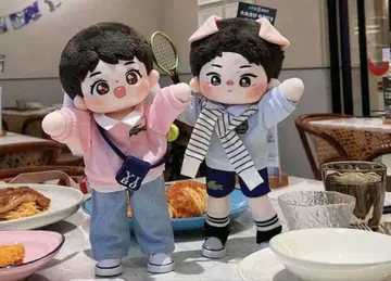 생일 세일 스켈레톤 30cm 샤오잔 봉제 인형+핑크 의류 진정령9