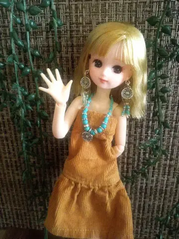 리카짱 인형 블론드 웨이브 밥 22cm 인형 옷 갈아입히기 인형