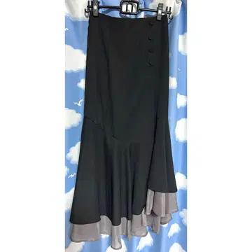 OLIVE des OLIVE 올리브데올리브 밑단 쉬폰 머메이드 스커트