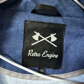 Retro Engine 데님 셔츠 L 사이즈