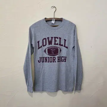 LOWELL JUNIOR HIGH 긴팔 티셔츠 그레이 S 사이즈