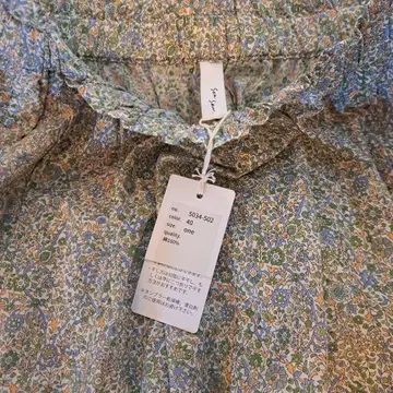 sea sew 택 포함 새상품 꽃무늬 허리밴딩 팬츠 프리 사이즈