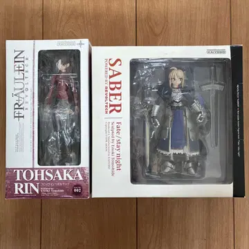 FATE stay night 세이버 토오사카 린 피규어 세트