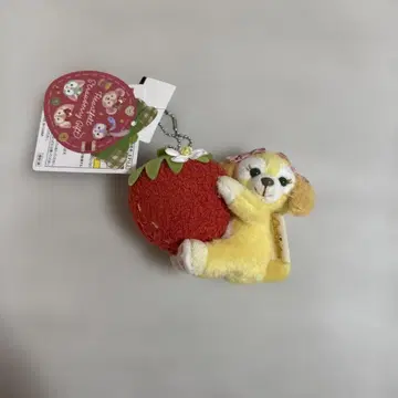 쿠키앤 봉제 인형 스트랩 하트 펠트 스트로베리 기프트