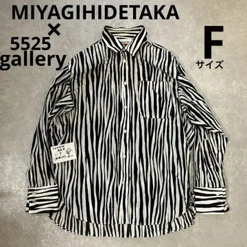 MIYAGIHIDETAKA x 5525 gallery 제브라 셔츠