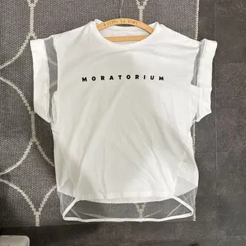 MORATORIUM 반팔 티셔츠 화이트