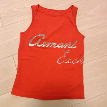 Armani Exchange 주홍색 탱크탑