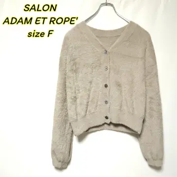 SALON ADAM ET ROPE' 샤기 니트 가디건 FREE