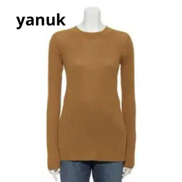 yanuk 야누크 LongsleeveRibKnit 머스타드
