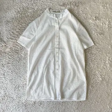 페리 ELLIS 새상품급 PERRY ELLIS 메쉬 셔츠 밴드 카라