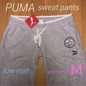 PUMA 로우라이즈 스웨트 팬츠 women's M gray