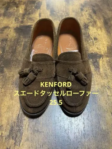 가격 인하 KENFORD 태슬 로퍼 스웨이드 브라운 켄포드