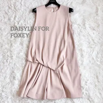 새상품급 FOXEY 데이지린 탱크 트위스트 비대칭 원피스 38
