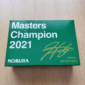 Masters Champion 2021 마쓰야마 히데키 사인 포함 골프공